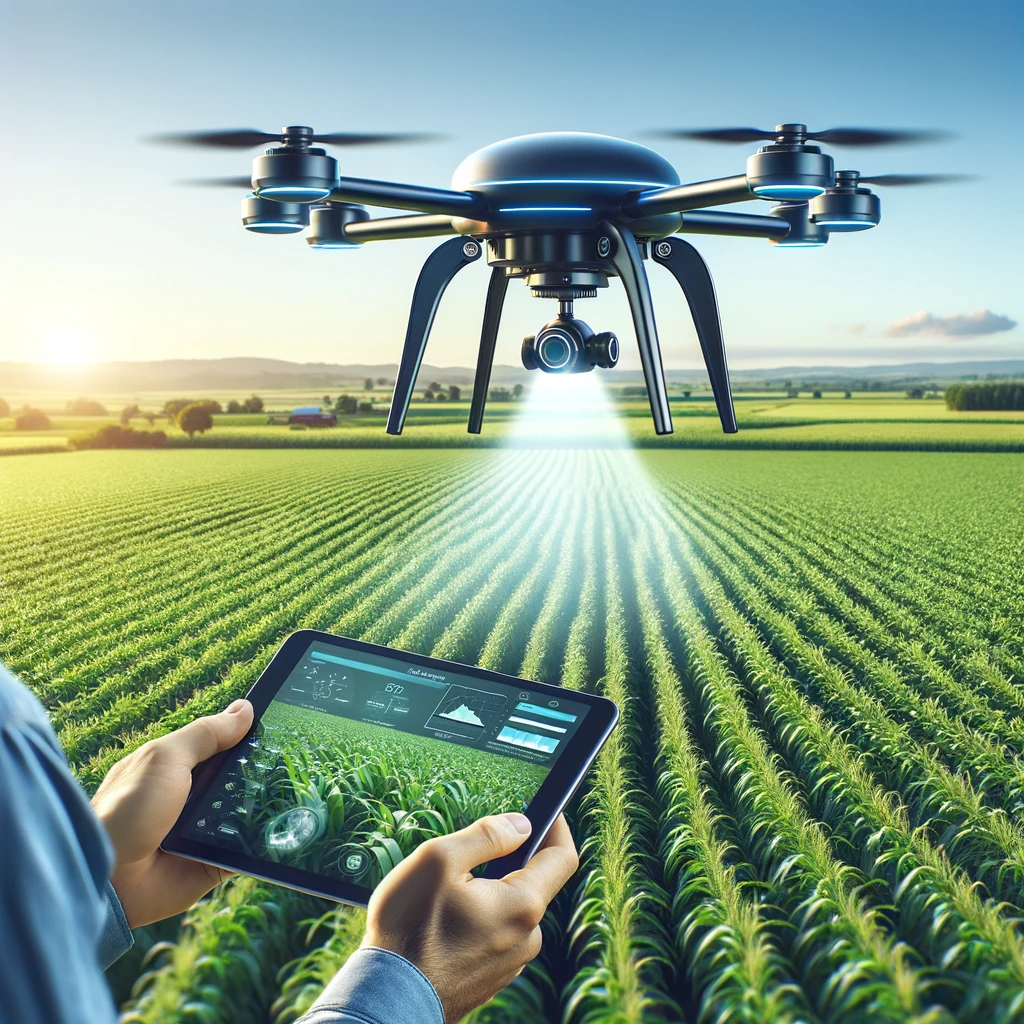 Machine vision drone agriculture