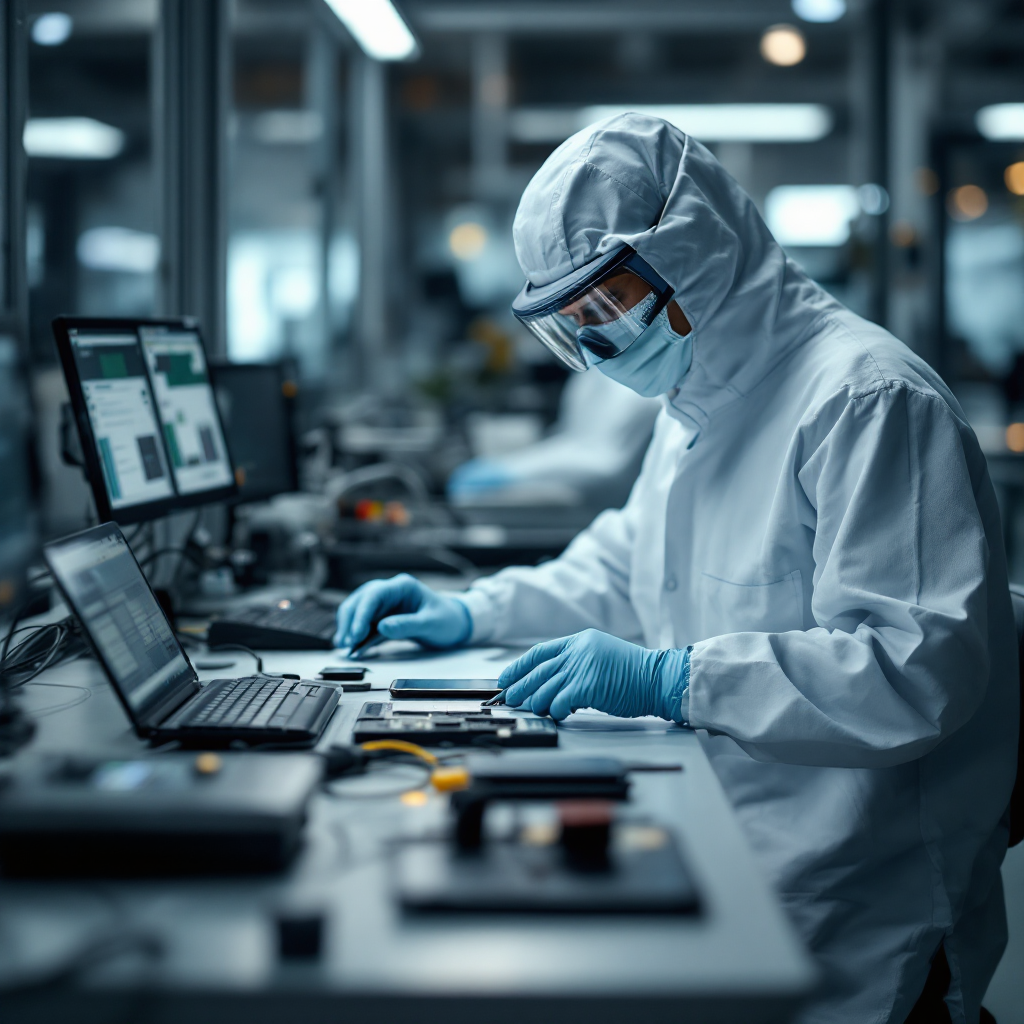 Estação forense para extração de dispositivos