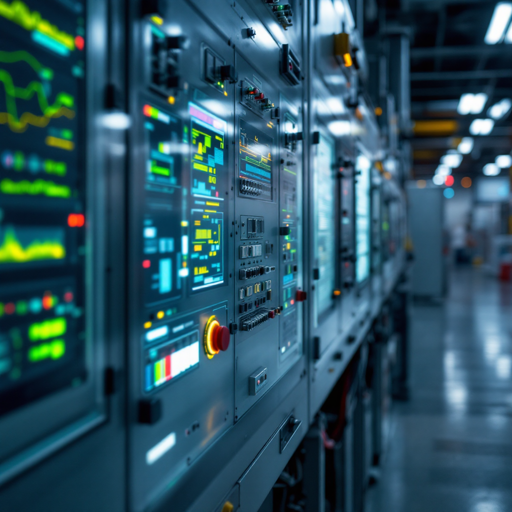 Centrum sterowania SCADA z konsolami operatorów Centrum sterowania SCADA z konsolami operatorów