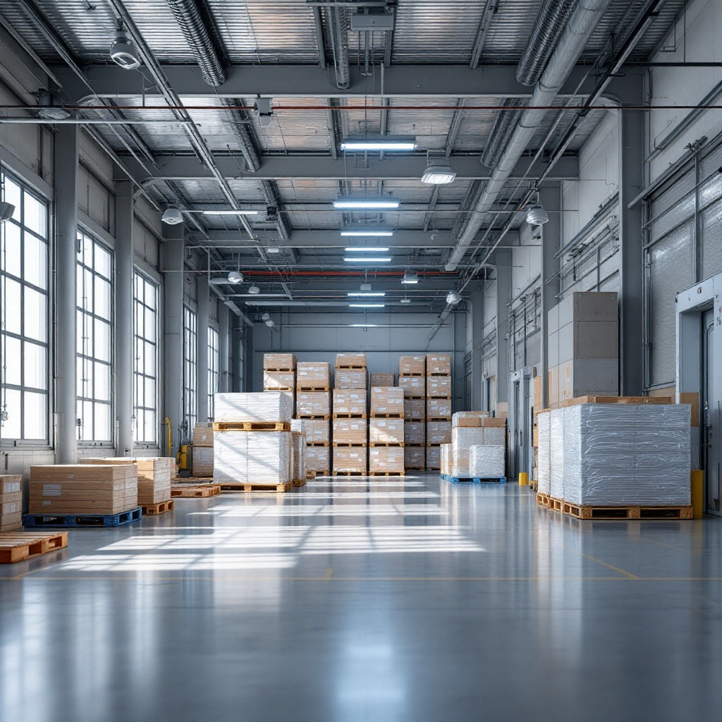 Kühlhausregale mit Kameras und Sensoren