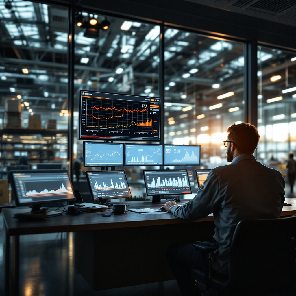 Control room dashboard for cold chain monitoring