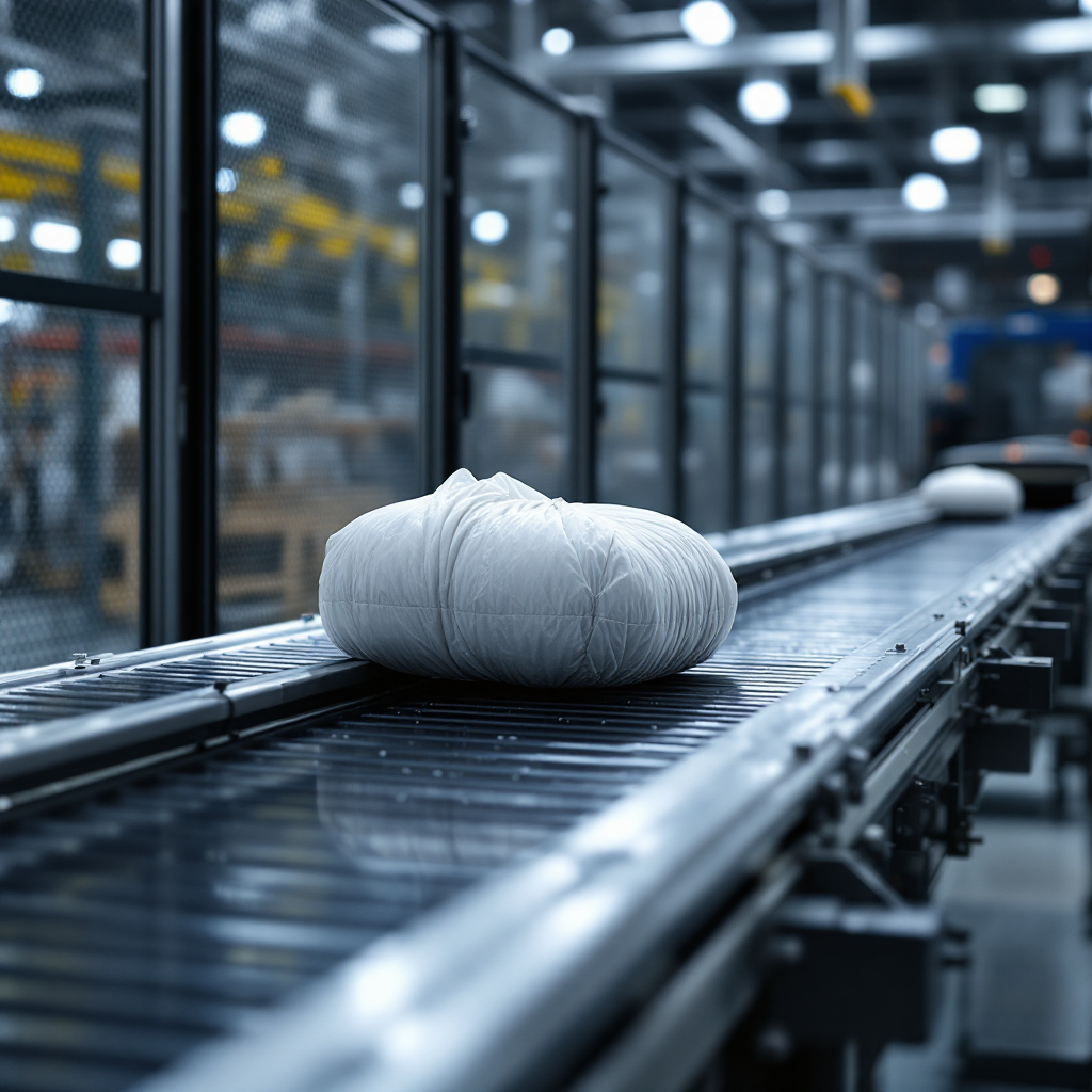 Convoyeur déviant un article rejeté Convoyeur déviant un article rejeté