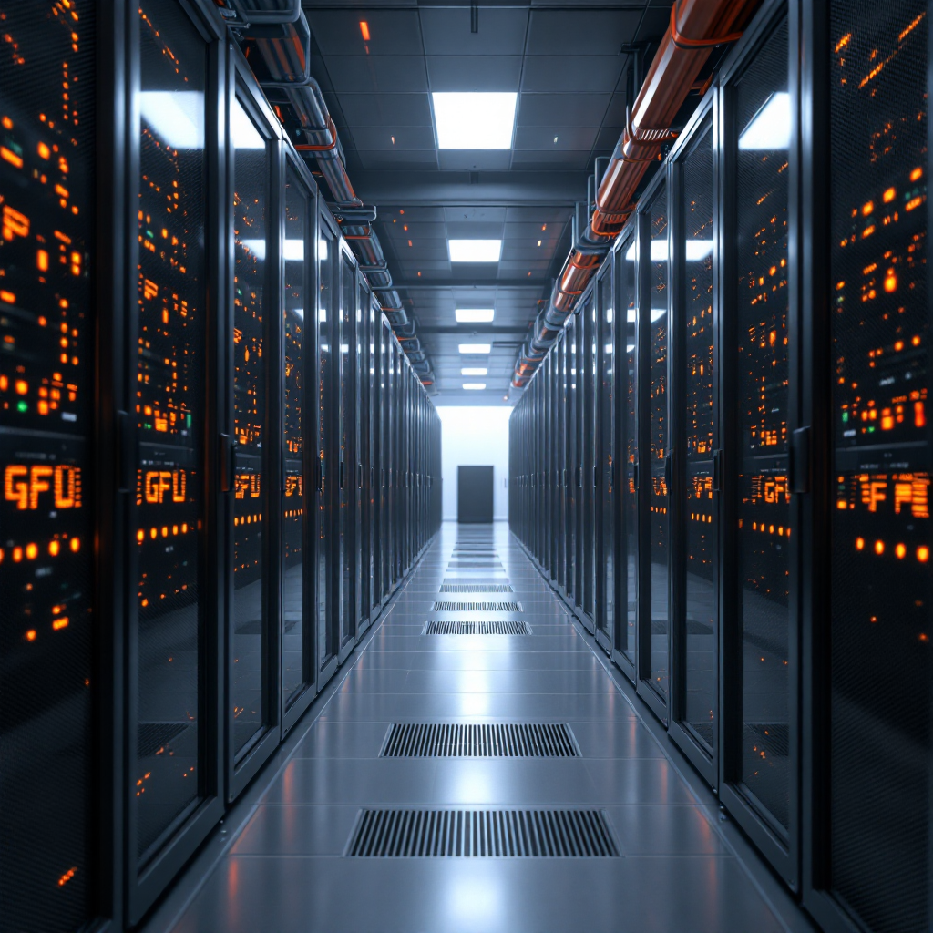 Rack de servidores GPU para análisis