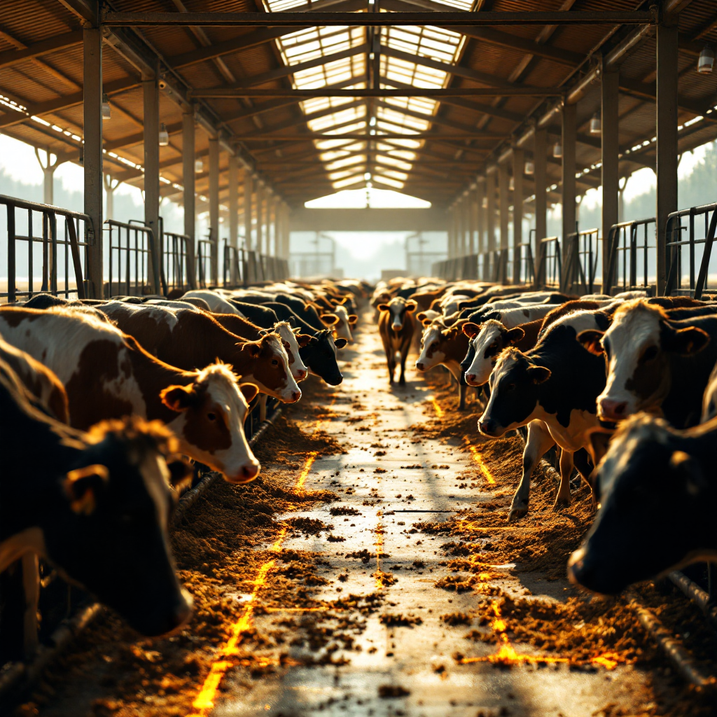 Trajectoires et cartes thermiques des déplacements du bétail