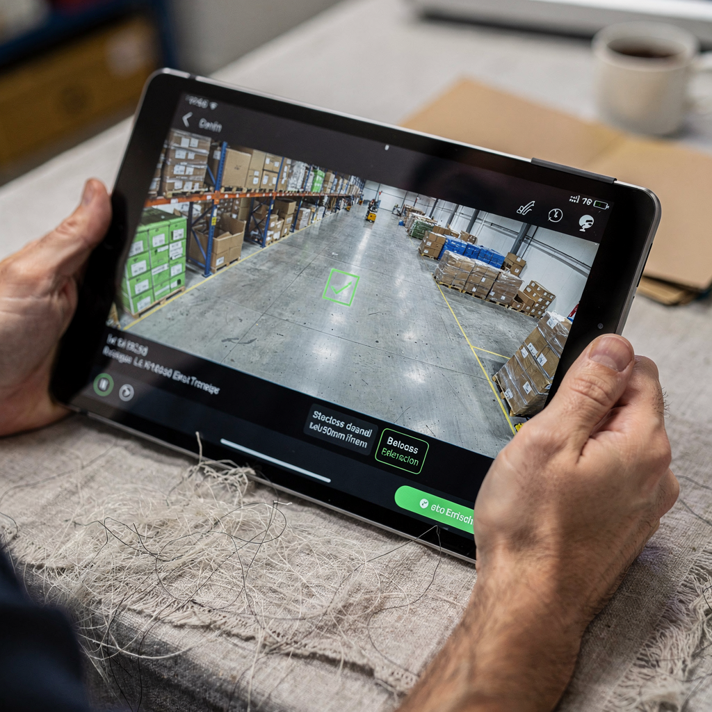 Flusso di sorveglianza annotato su tablet Flusso di sorveglianza annotato su tablet
