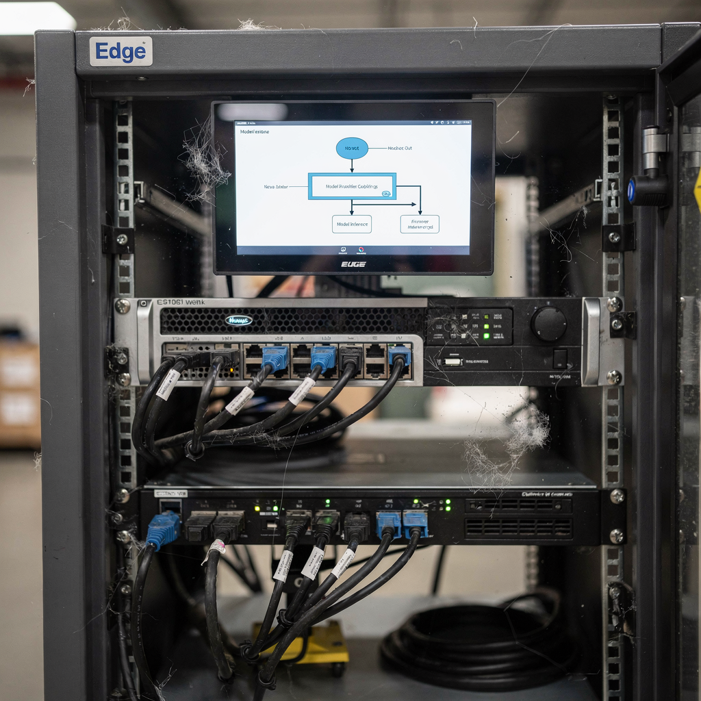 Edge server and camera connections for on-prem inference