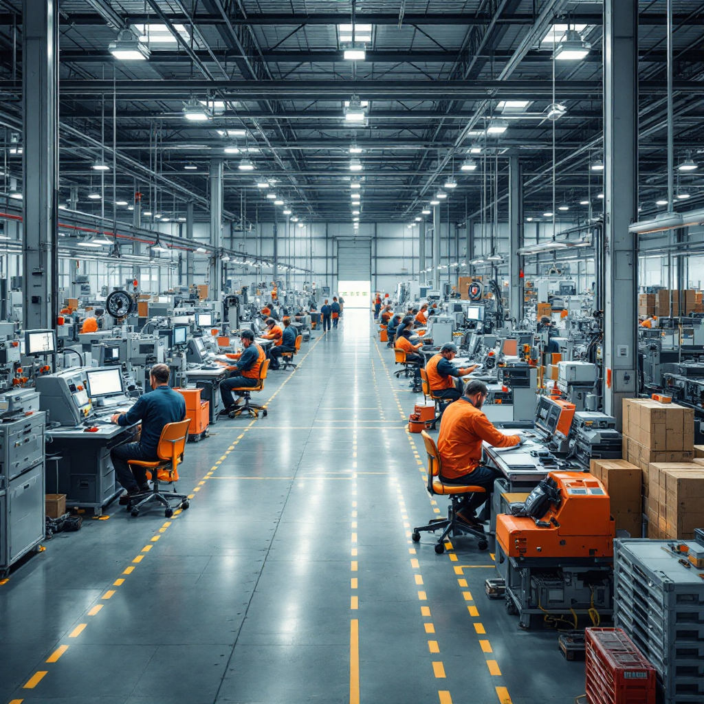 AI crowd detection and density estimation in manufacturing