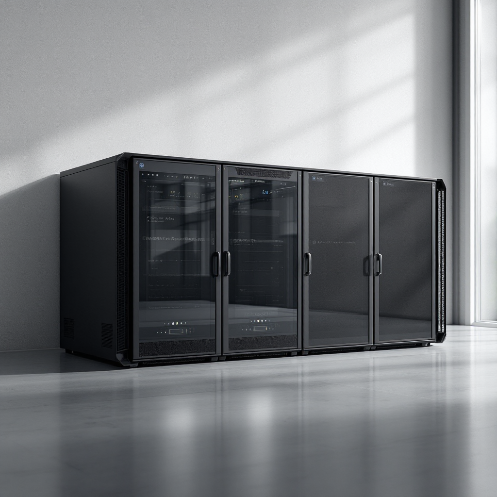 Rack de servidores y dispositivo GPU en el borde Rack de servidores y dispositivo GPU en el borde