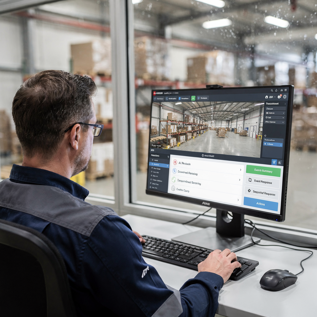 Smart client che mostra riepilogo dell'evento generato dall'AI