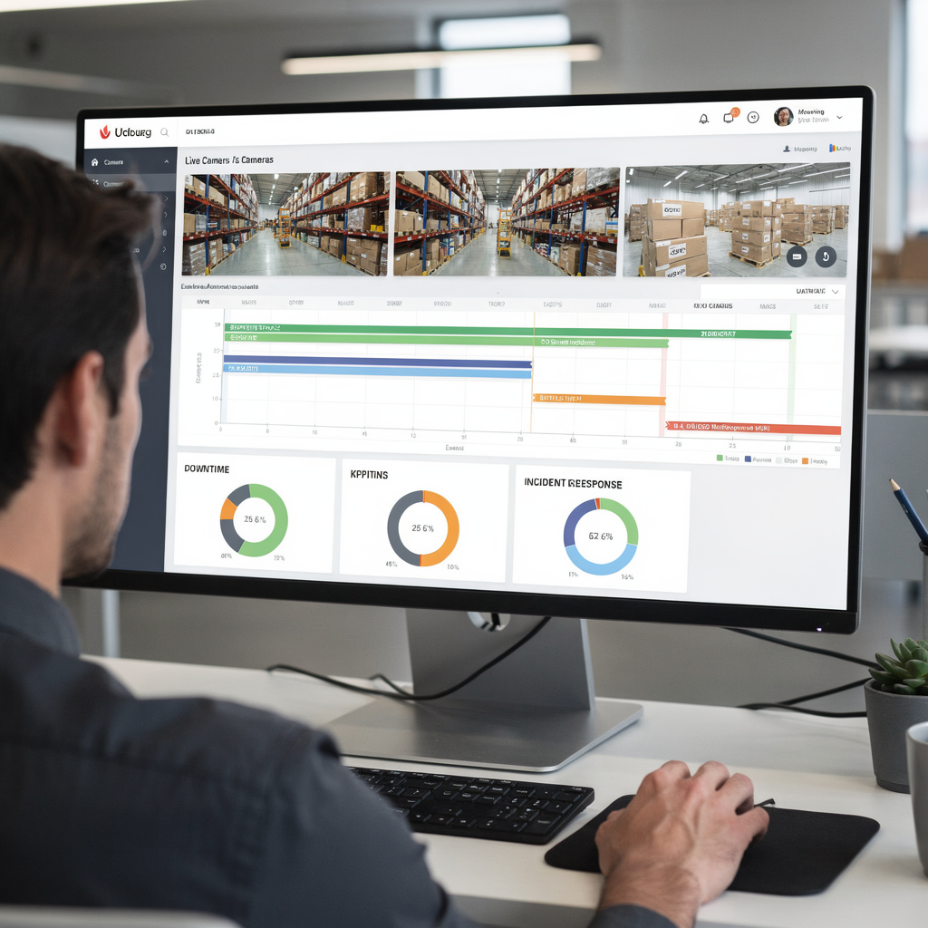 Video intelligence dashboard with KPIs