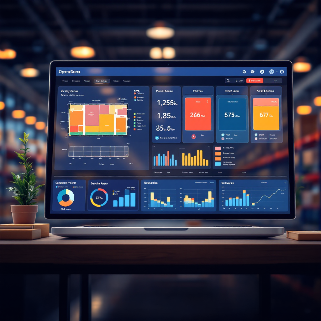 Panel operativo del almacén Panel operativo del almacén